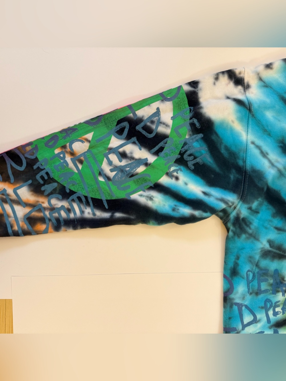 Golf Wang Flower Boy Tie Dye Hoodie Tyler The Creator Multi Color Graphic - Picture 4 of 12
